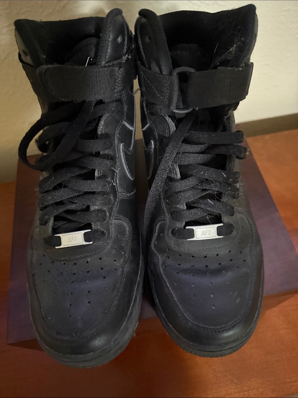 Nike Black AF1 Sneakers